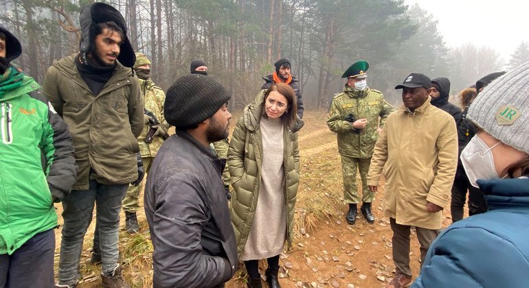 Frontière Bélarus-Pologne : l’ONU réitère son appel pour la protection des droits des migrants et réfugiés